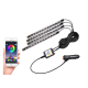 Set Lumini ambientale auto  aplicatie dedicata iOS si Android  4 benzi LED