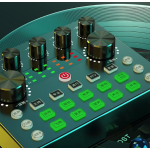 Set Microfon Profesional Q SK8 cu mixer