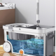Set mop rotativ 360 grade cu galeata centrifuga din inox galeata portabila sistem evacuare apa