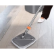 Set mop rotativ BIMROM cu doua rezerve galeata patrata cu doua compartimente separate pentru apa curata si murdara