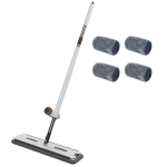 Set mop rotativ cu 4 lavete microfibra