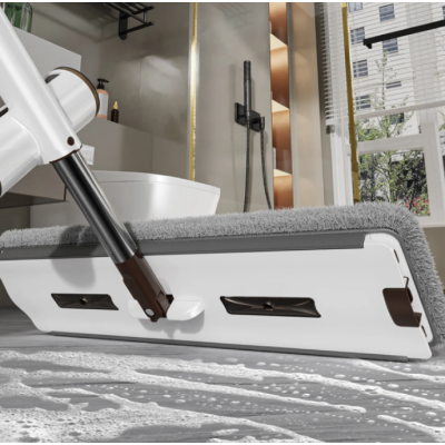 Set mop rotativ cu 4 lavete microfibra