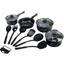 Set oale si ustensile 13 piese editie black