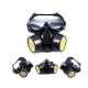 Set ochelari si masca de protectie KH-A-5 pentru lucru in mediu chimic  vapori vopsea sau praf