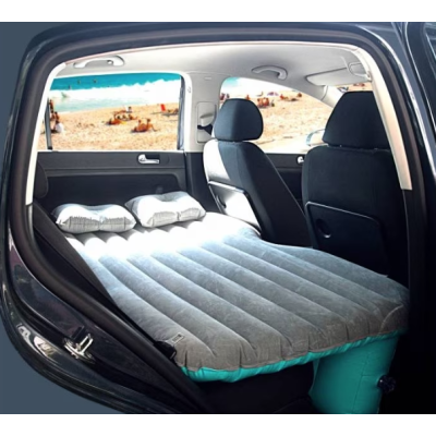 Set saltea auto pentru dormit 2 perne si pompa electrica