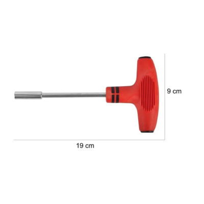 Set surubelnita tip T cu 21 de piese 11 capete surubelnita si 9 capete chei hexagonale