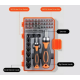 Set surubelnite cu clichet Andowl 42 în 1 Q GJ001 Portocaliu/Negru