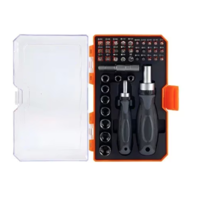 Set surubelnite cu clichet Andowl 42 în 1 Q GJ001 Portocaliu/Negru