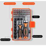 Set surubelnite cu clichet Andowl 42 in 1 Q GJ001 Portocaliu/Negru