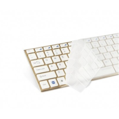 Set Tastatura si Mouse wireless design compact si elegant culoare Gold Andowl  Q K3940
