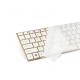 Set Tastatura si Mouse wireless design compact si elegant culoare Gold Andowl  Q K3940