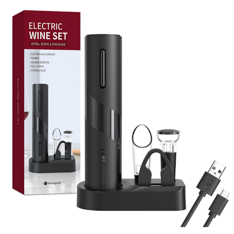 Set Tirbuson electric din 5 piese Incarcare USB multifunctional