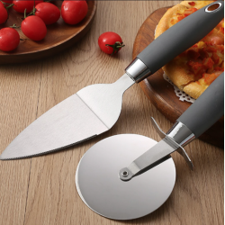 Set ustensile pentru pizza 2 piese otel inoxidabil