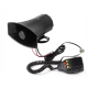 Sirena auto 5 melodii ES 500 cu microfon si functie de inregistrare 12V 100W