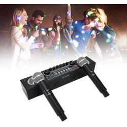 Sistem de Mixare Karaoke + 2 Microfon fara Fir