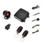 Sistem de securitate auto alarma de urgenta blocare de conducere 12V