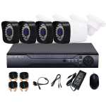 Sistem de supraveghere cu 8 camere exterior 1080P Kit AHD compresie video H.265