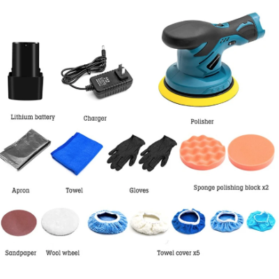 Slefuitor de masina fara fir 12V baterie cu litiu 6 viteze