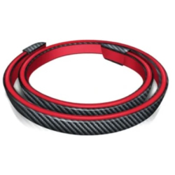 Spoiler portbagaj spate cu LED stil fibra de carbon 120 cm