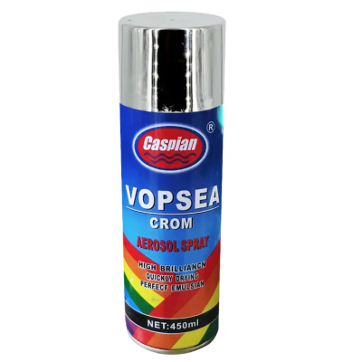 Spray CASPIAN Chrome reparatii rapide pentru lemn / metal, 400 ml