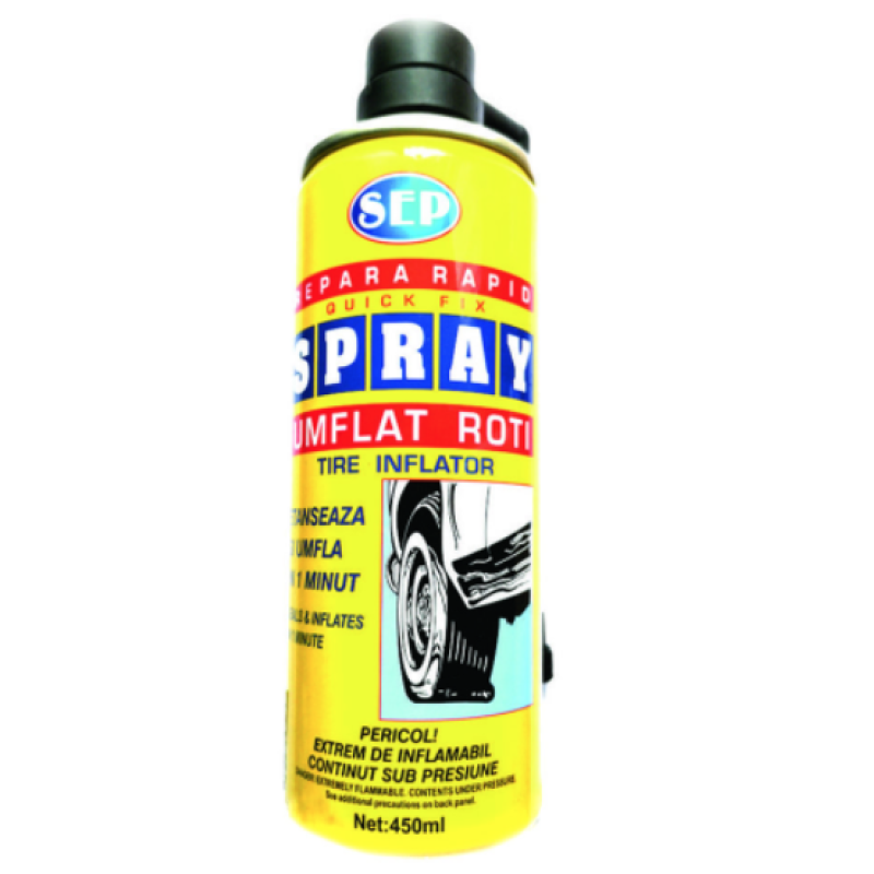 Spray pentru reparat anvelope 450 ml