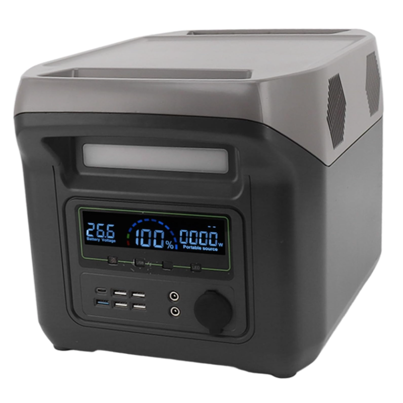 Statie electrica portabila GD 8151 statie electrica portabila de 1500W generator solar de camping 480000MAh 1024Wh iesire cu unde sinusoidale pure pentru camping rezerva de urgenta