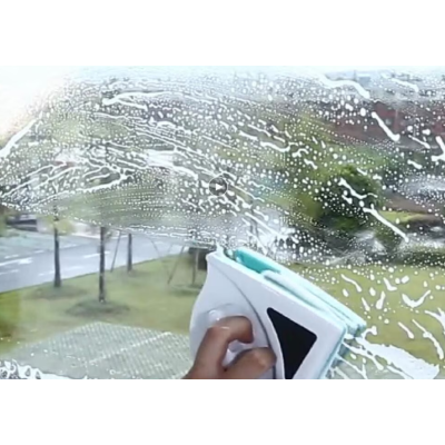 Stergator cu 2 fete magnetice pentru geamuri ultra rezistent curata ambele fete simultan