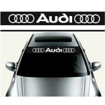 Stiker parasolar auto sau haion/parbriz AUDI 125 X 15 cm