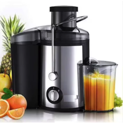 Storcator de fructe si legume 800W cu 2 viteze+Pulse Anti picurare,Negru/Inox