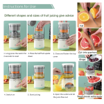 Storcator electric de citrice portabil alimentare USB