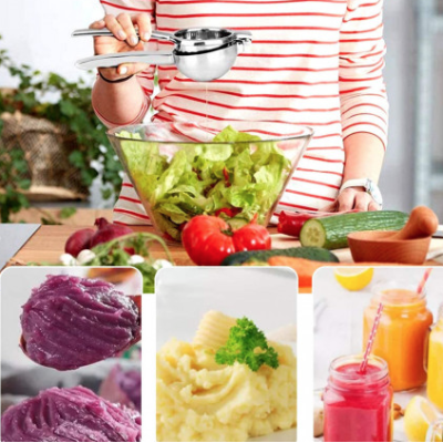 Storcator manual de citrice din otel inoxidabil 26 cm cu maner