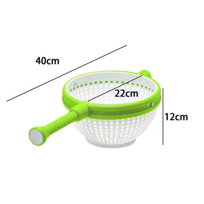 Strecuratoare multifunctionala rotativa  cu maner  verde