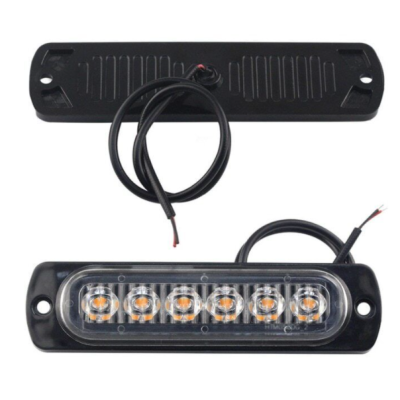 Stroboscop 6 LED lumini de avertizare pentru platforma  ATV  Tractor  Jeep  Off Road
