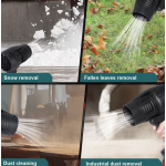 Suflanta aer portabila indepartare apa praf si zapada cu 2 acumulatori