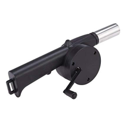 Suflanta manuala pentru gratar intretinerea focului din plastic si otel 25cm 