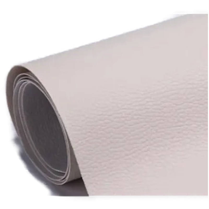 Sul autoadeziv din piele ecologica (imitatie piele) 0.75 x 2.5m ALB Cream