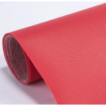Sul autoadeziv din piele ecologica (imitatie piele) 0.75 x 2.5m ROSU