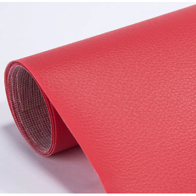 Sul autoadeziv din piele ecologica (imitatie piele) 0.75 x 2.5m ROSU
