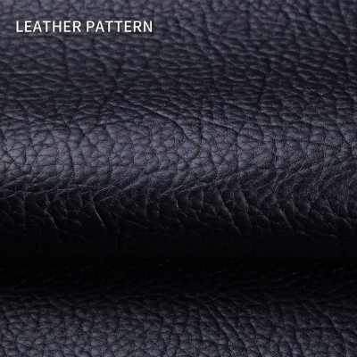 Sul autoadeziv LY din piele ecologica (imitatie piele) 0.45 x 3.0m NEGRU cu textura