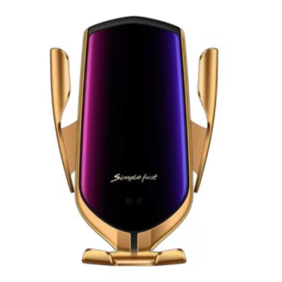 Suport auto cu incarcator wireless si senzor inteligent R1 USB