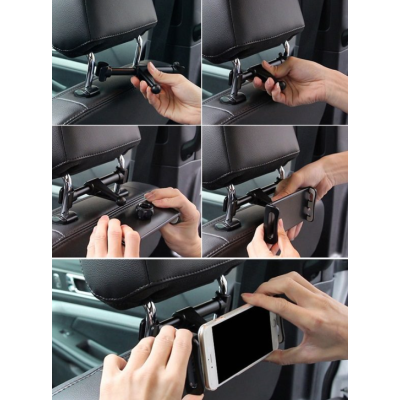 Suport auto de telefon  prindere la tetiera