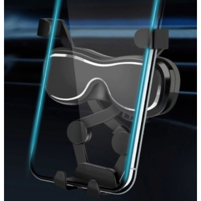 Suport auto mobil Q-ZG55 cu carlige reglabile pentru Grila Ventilatie Negru