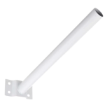 Suport consola / brat cu prindere pe perete / stalp pentru proiector solar stradal / lampa stradala ALB