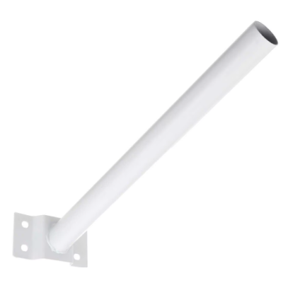 Suport consola / brat cu prindere pe perete / stalp pentru proiector solar stradal / lampa stradala ALB