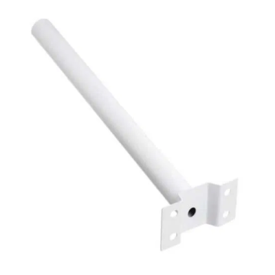 Suport consola / brat cu prindere pe perete / stalp pentru proiector solar stradal / lampa stradala ALB
