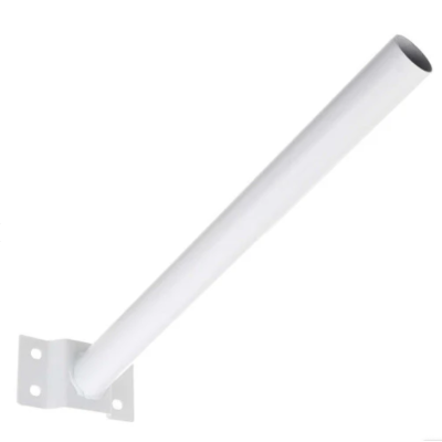 Suport consola / brat cu prindere pe perete / stalp pentru proiector solar stradal / lampa stradala ALB