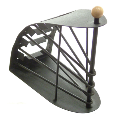 Suport cu 4 rafturi pentru telecomenzi 20x11x20cm