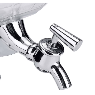 Suport cu dozator sub forma de glob pentru bauturi si lichide design practic capacitate 1.5L