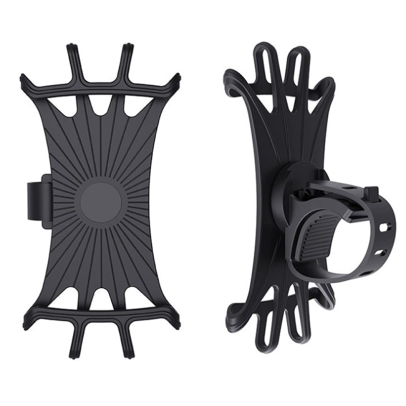 Suport de telefon pentru bicicleta din silicon 8 brate