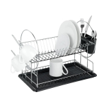 Suport de vase supraetajat cu tava de scurgere